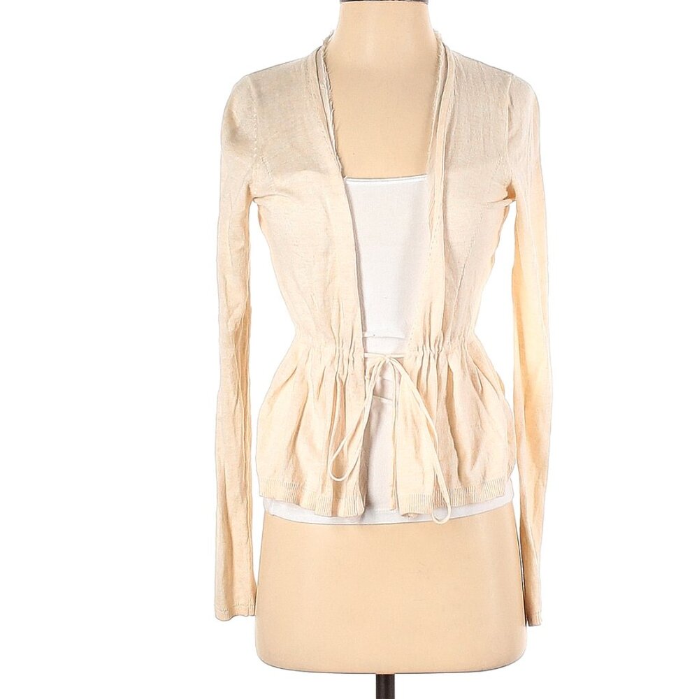 Angel of the North - Cardigan - Tie Front - Blush - Size Small